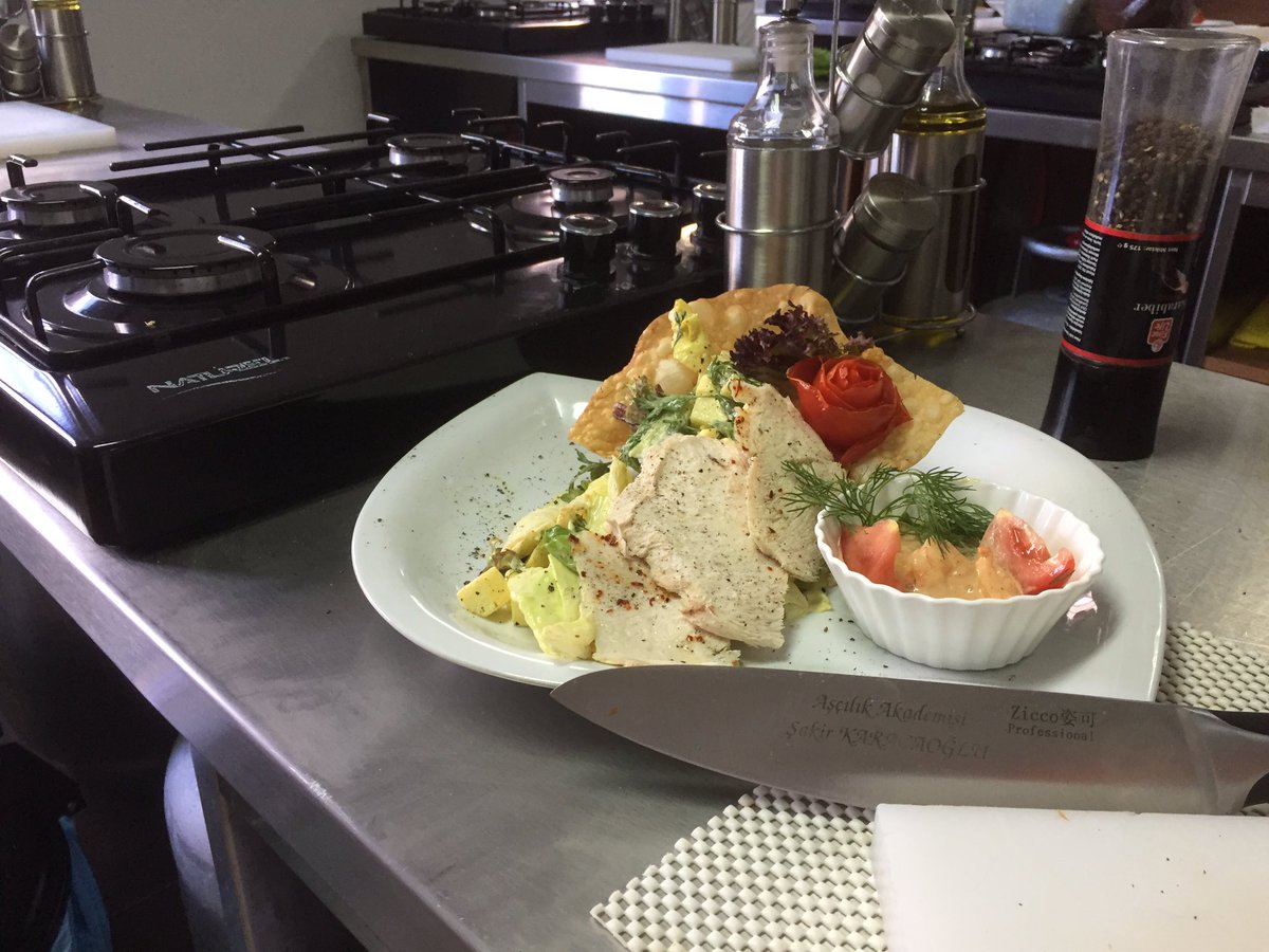 Today is sezar salad 🔪🔪#chef #excutive #gastronomi #mutfak