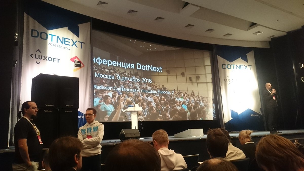 bogdmitry's tweet photo. #dotnext #Moscow2016 https://t.co/UyYhJIaSL8