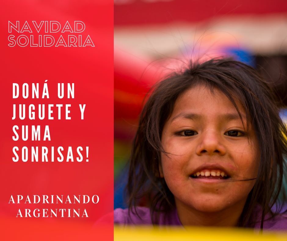 apadrinandoarg's tweet image. Súmate a la campaña NAVIDAD SOLIDARIA y hace feliz a un niño del norte Argentino... donaciones@apadrinando.org