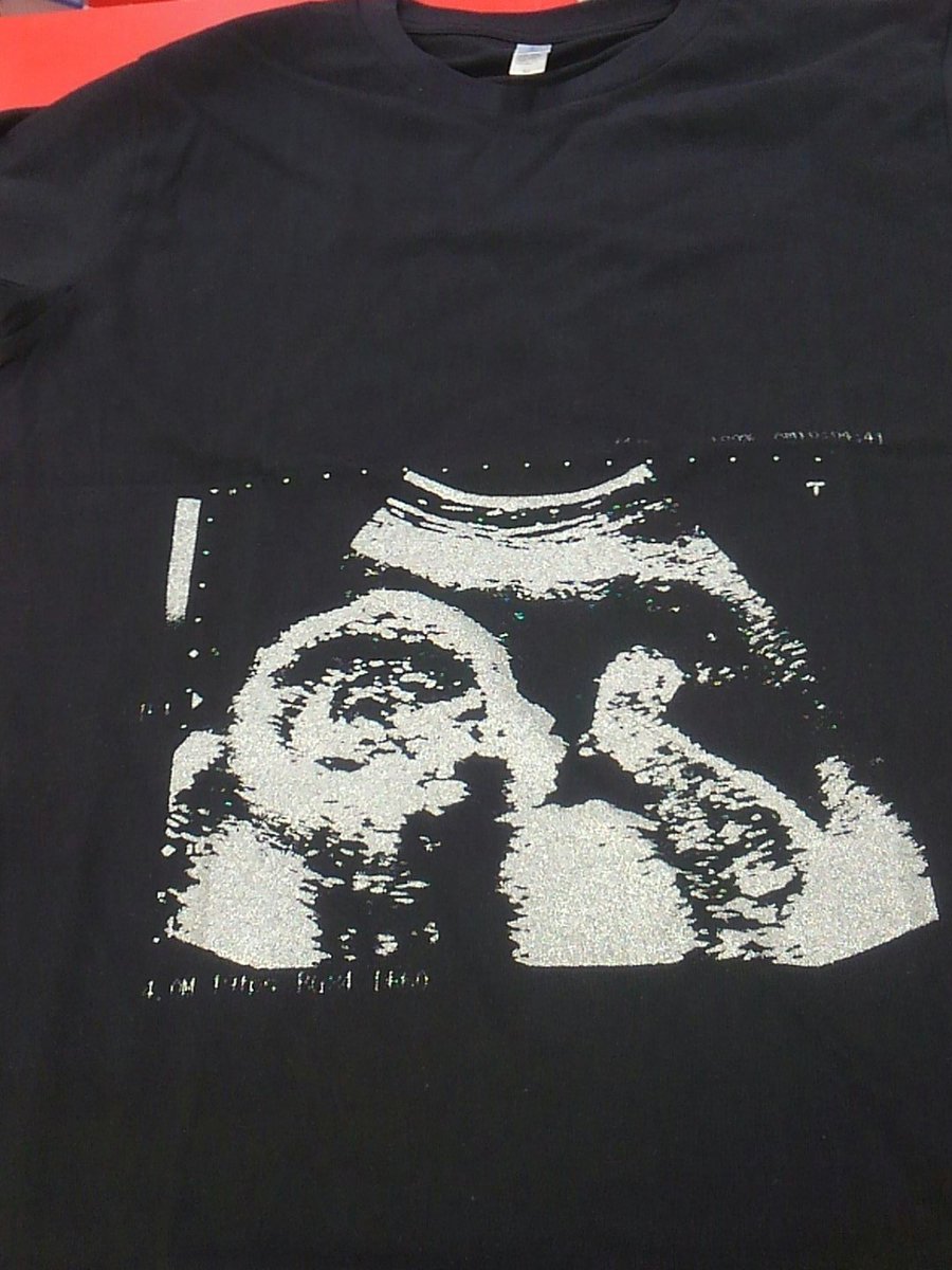 Trio 中野trio2サブカル 息子さんのエコー画像がプリントされたインパクト大の大森靖子 胎児tシャツ が入荷しました