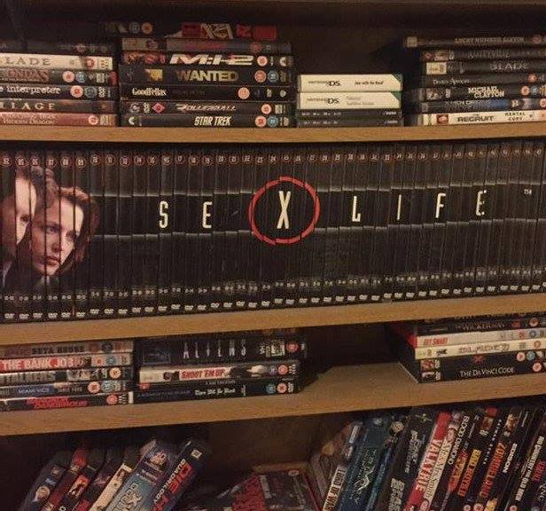 BDisgusting's tweet image. Just re-arranged my friend's DVD collection. How long before he notices?