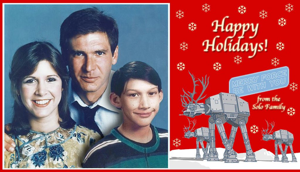 Holiday greeting from long ago and far, far away...