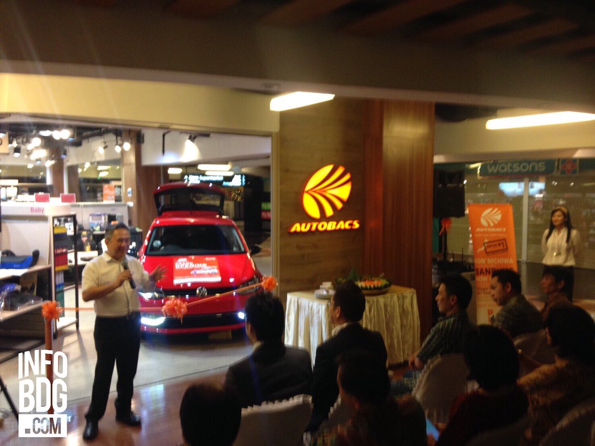 infobdg's tweet photo. Selamat untuk grand opening gerai Autobacs di TSM Bandung. The new automotive lifestyle center in Bandung! #infoBDG https://t.co/5NvcWcUbDu