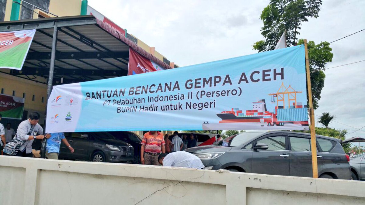 indonesiaport's tweet image. (9/12) Tim IPC turut berpartisipasi bersama Pelindo I di Pidie dalam Posko Bantuan Bencana Gempa Aceh. #BUMNHadirUntukNegeri #SinergiPelindo