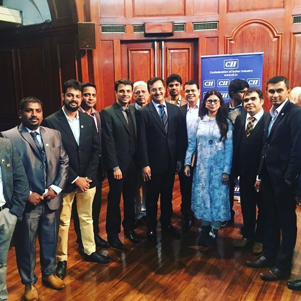 With His Excellency Shri Sinha - High Commissioner of India for UK #CAYEAsia  #London #Indians #entrepreneurs #knowledge #success