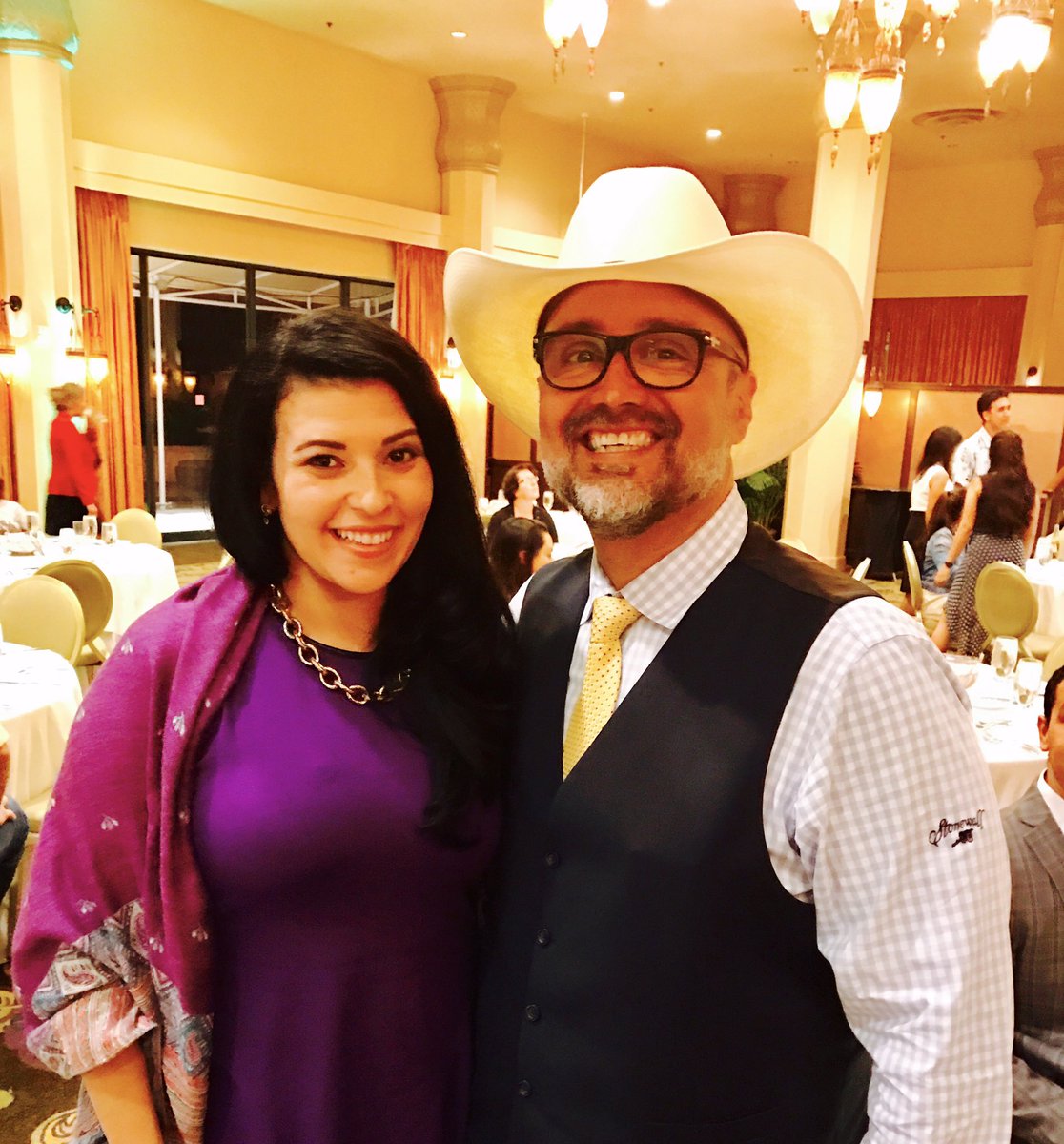 ChuckRocha's tweet photo. Bipartisan respect here at @NHCSL with dear friend @BettinaInclan #NHCSLSmt2016 #brownconsultantsmatter https://t.co/KW83WVZRfc