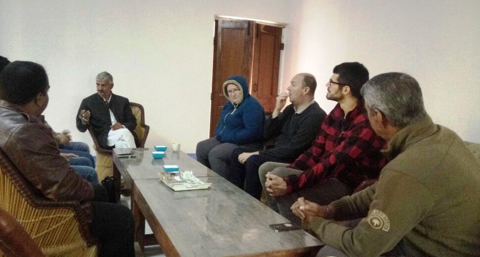 tftindia's tweet photo. Discussion with one of the key farmer regarding sheesham based community agroforestry project @scottpoynton @HilaryThompson1 @BastienSachet https://t.co/XCswovDO0x