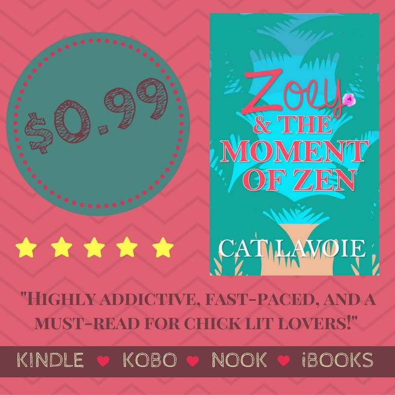 CatLavoieBooks's tweet photo. Join Zoey at the Moment of Zen Resort. "A heroine you can root for!" https://t.co/xsQI6mF3eq
#weekendreads #ChickLitReads #99cents https://t.co/sGcXpKYolr
