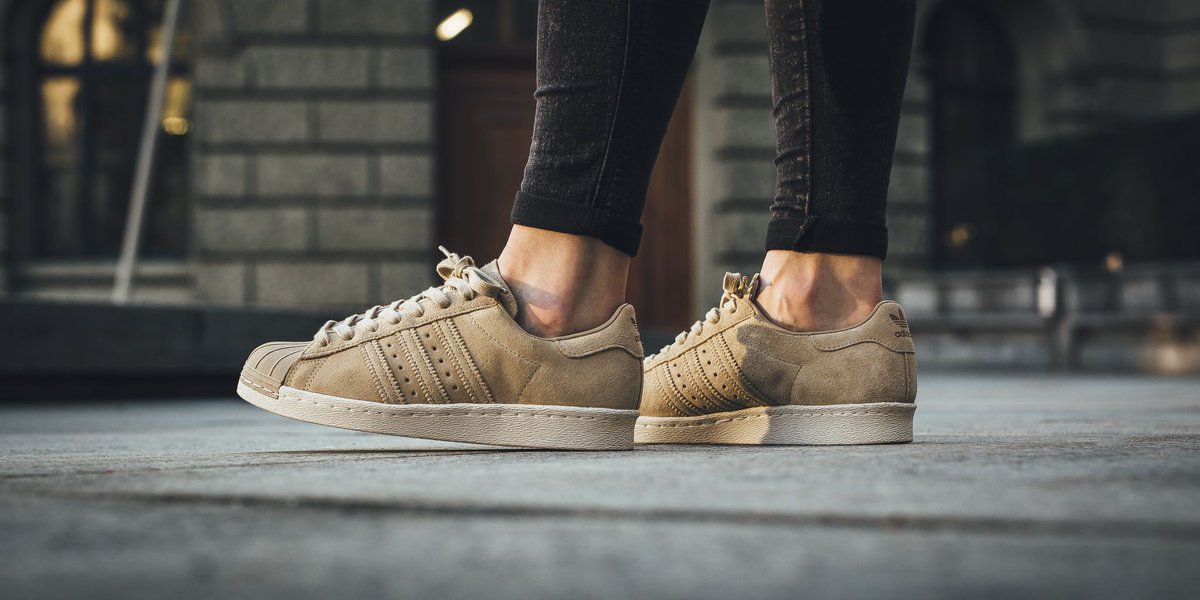 adidas original superstar 80s beige
