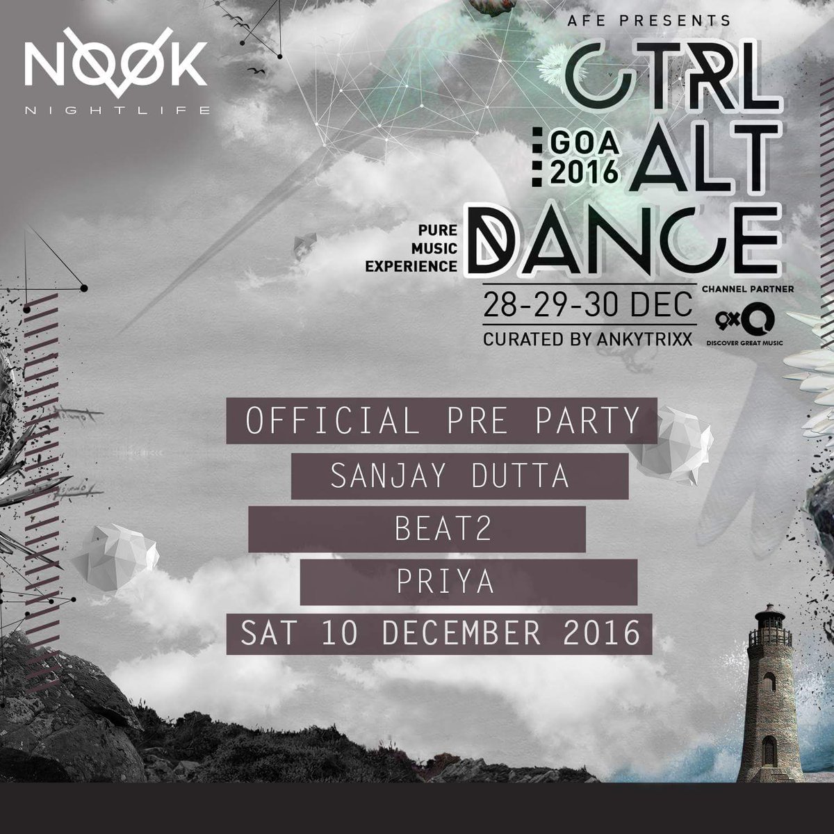 As the countdown to CTRL ALT DANCE begins, head to the pre-party at Nook where stellar DJs will keep you dancing till the crack of dawn!