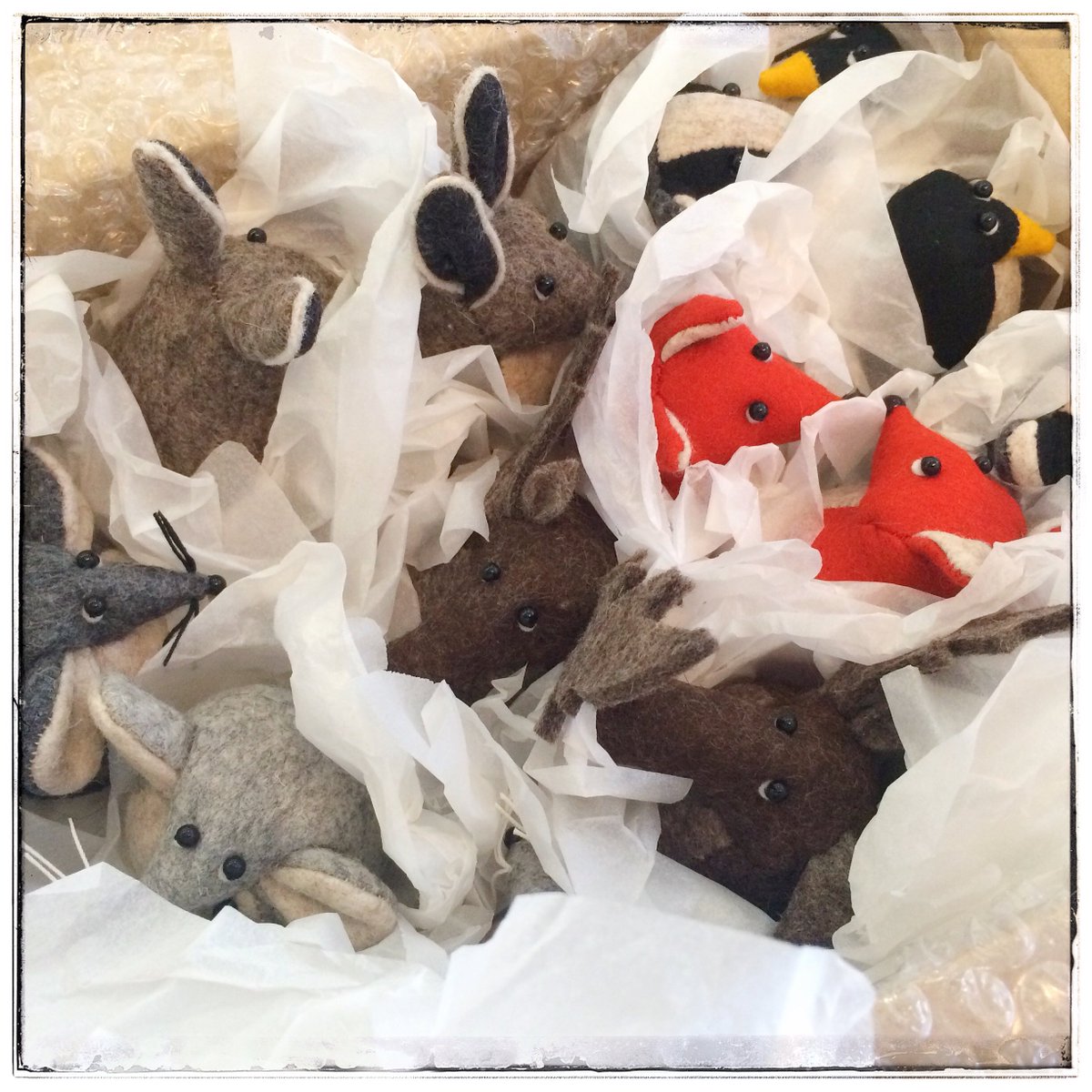 Possibly the best parcel ever! Thanks <a href="/mirjamidesign/">Laura Mirjami</a> :)