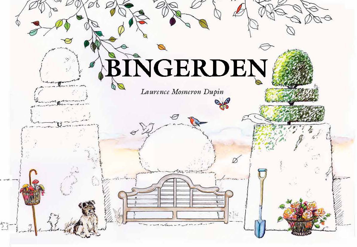 Kleurboek ‘Bingerden’ staat vol prachtige tekeningen van de tuinen. U kunt het online bestellen. Info: bingerden.com/News-NEWS27 #cadeautip