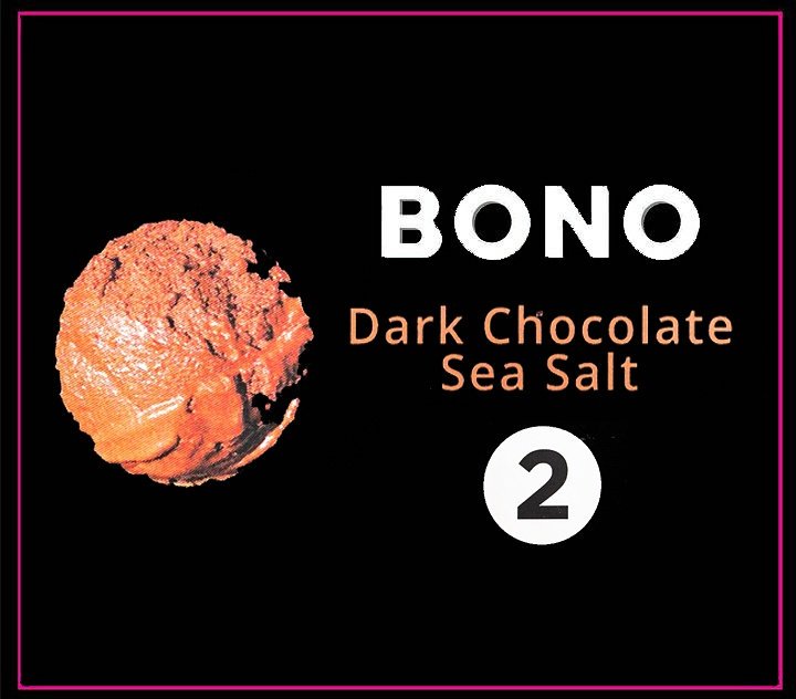 Dark Chocolate Sea Salt goes well with weekdays, long-stemmed roses and special occasions! #bonoboutiqueicecream #cheekyflavours #iheartbono