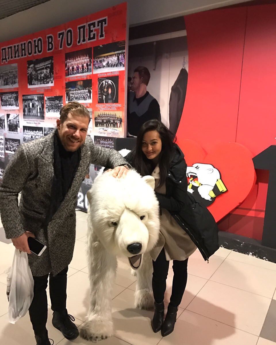 Roy9ner's tweet photo. Big win last night for Traktor! We're enjoying life in Chelyabinsk https://t.co/nlvVOpvBRJ