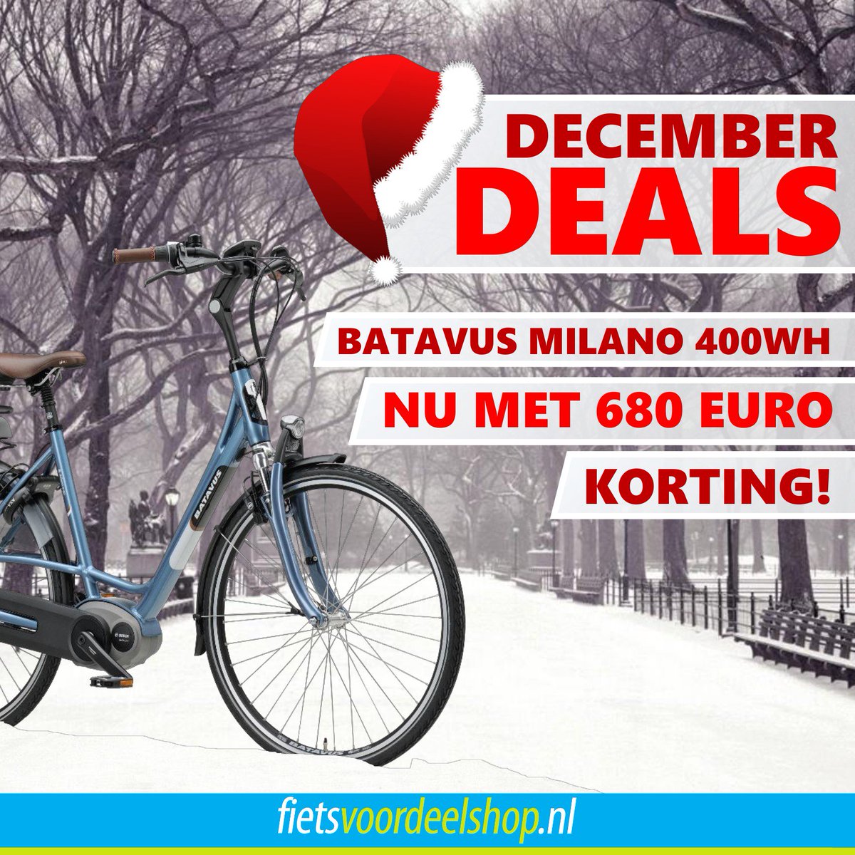 fietsvoordeel's tweet photo. Batavus Milano E-go® 400WH. Nu tijdens de December Deals met €680,00! Korting! Bekijk de fiets hier: https://t.co/15WHel223X https://t.co/YTVUW1RTOV