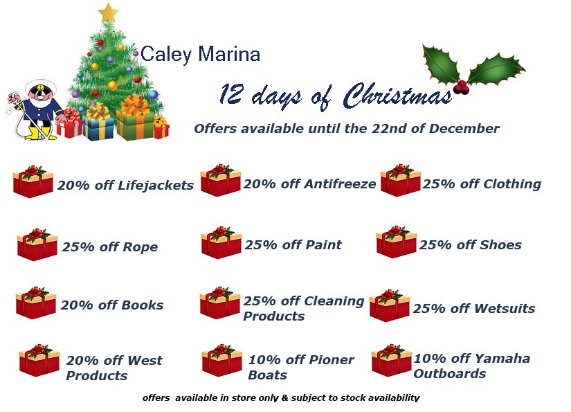 #12DaysOfChristmas #CaleyMarina #Sale #christmaspresents