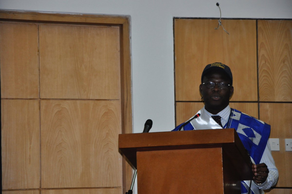 Enoch Achigan Dako #Benin: This graduation is not for us but for #women &amp; #men around Africa, for our #children. bit.ly/2giBnjh