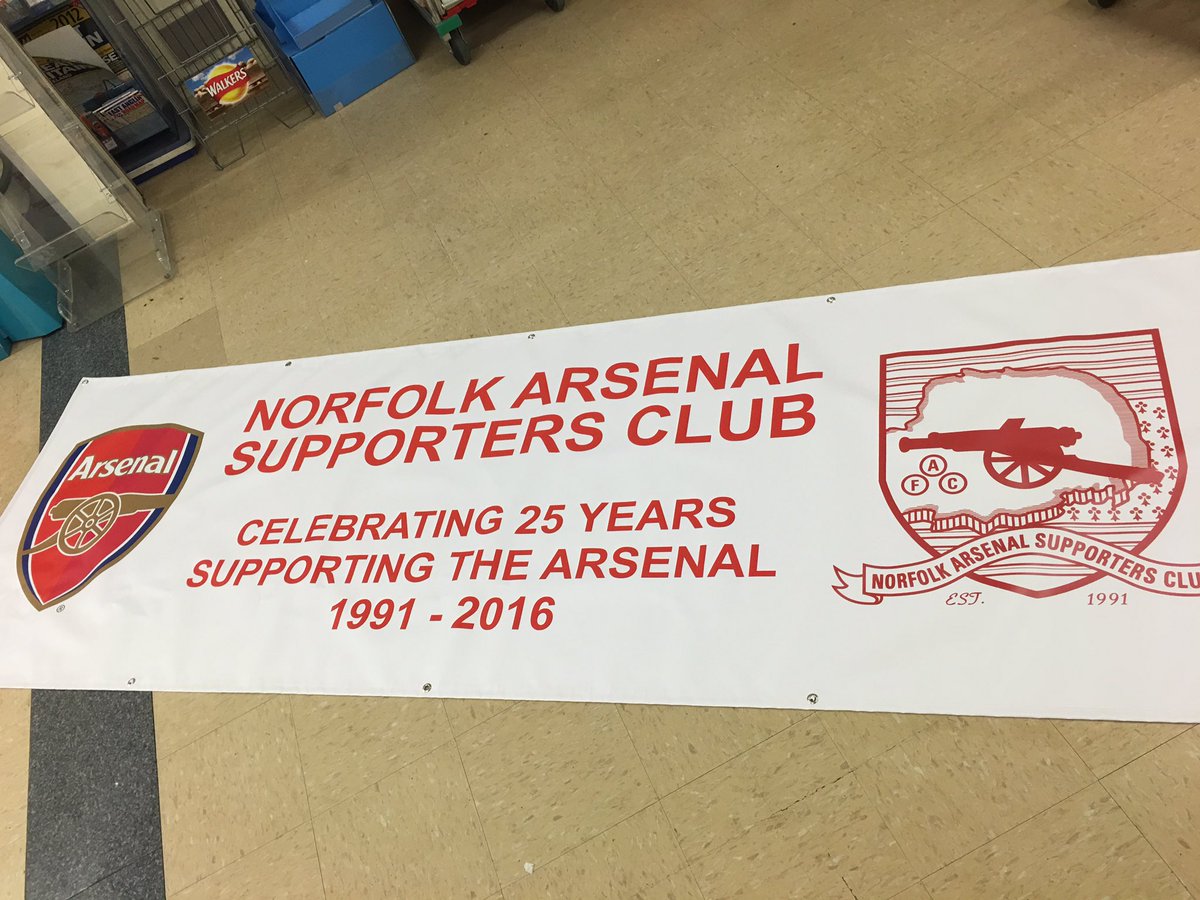 Norfolk Arsenal Supporters Club tweet media