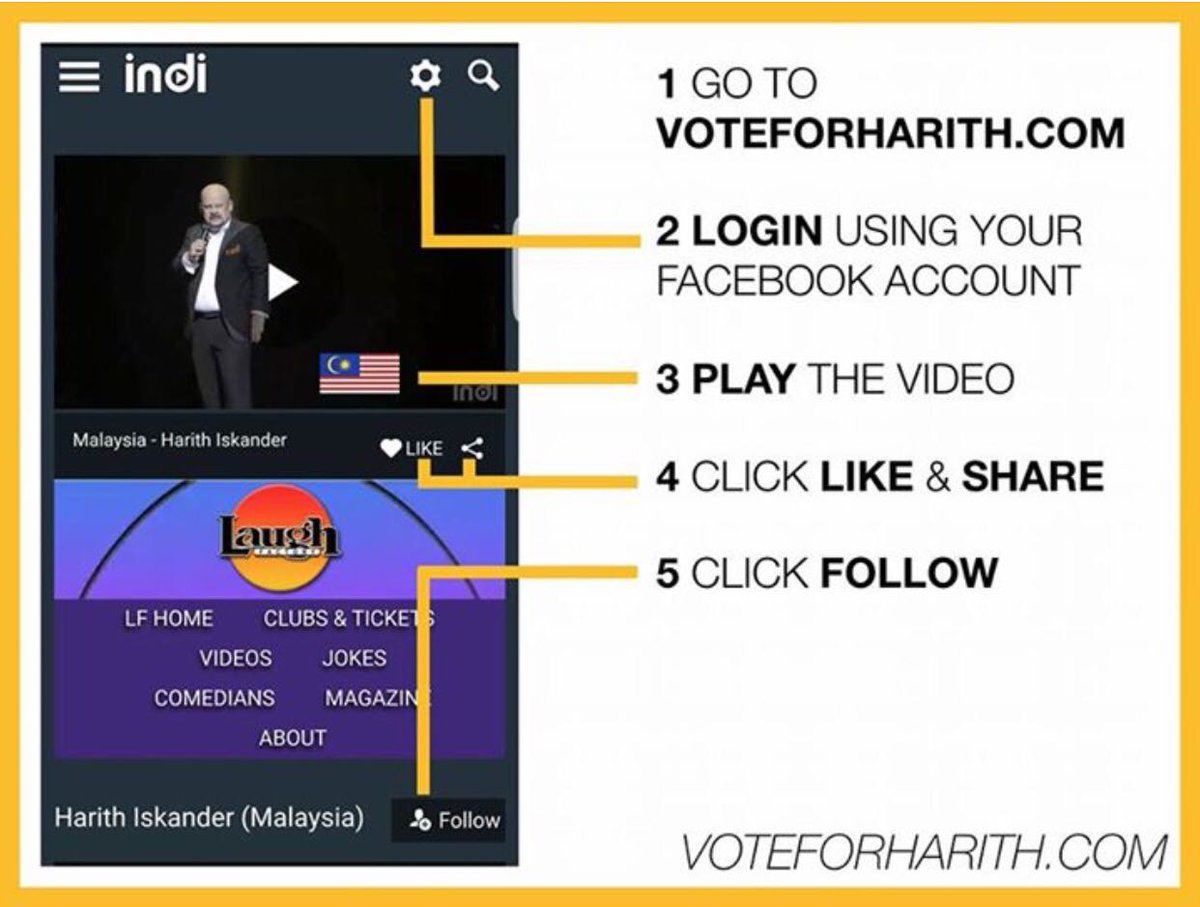Haniff_hamzah's tweet photo. #Vote4Harith
Lets make @HarithIskander the worlds funniest person in the world. 3 2 1 GO! https://t.co/TRx53TsSRQ