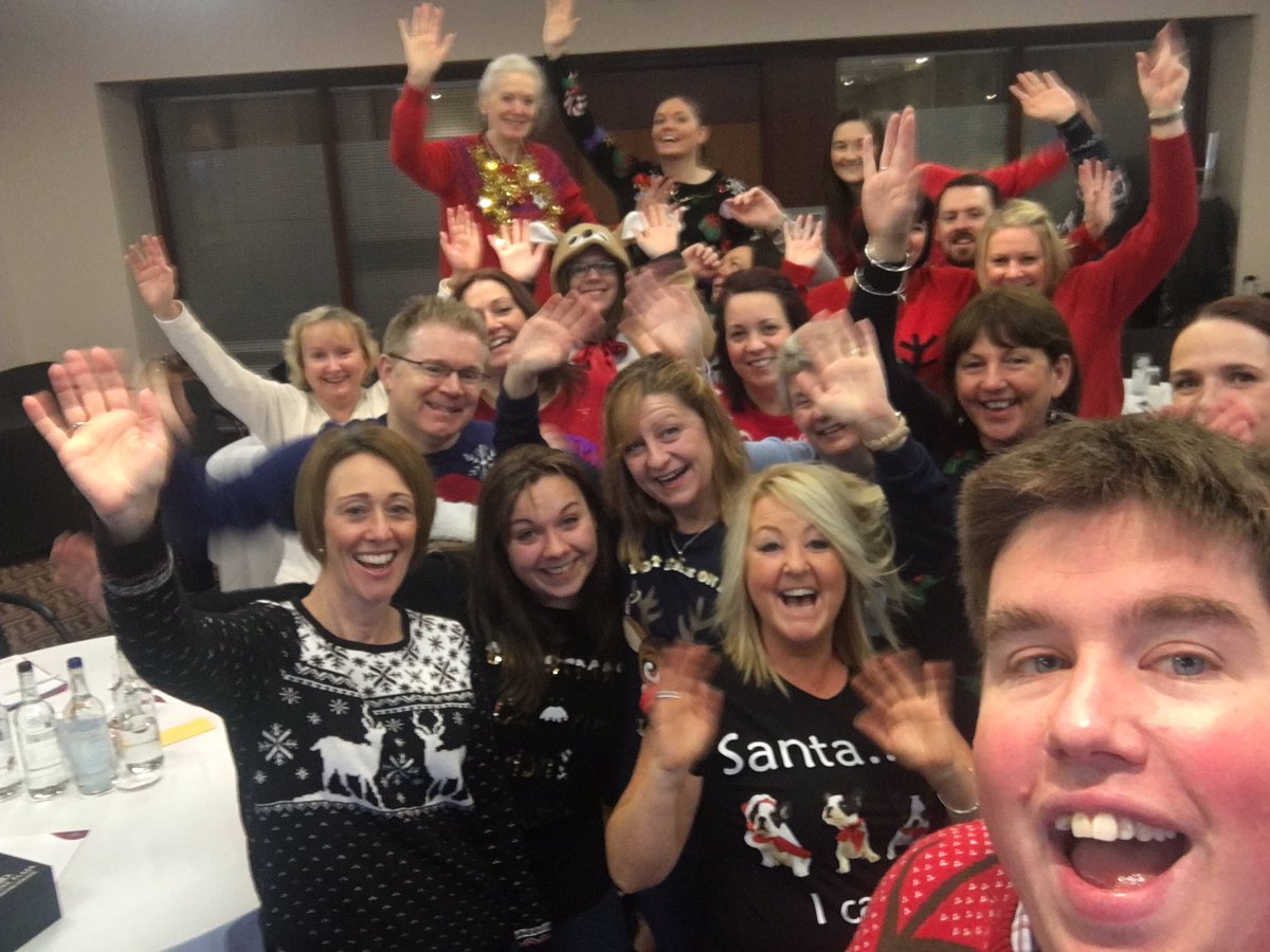 Great meeting with the HR Team. Rocking the #christmasjumpers 🎄
Celebrating an excellent result from the engagement survey 😀
