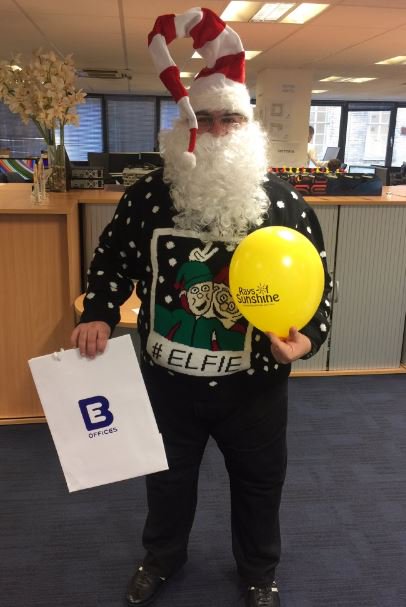 BeMoreSanta's tweet photo. We think @BEDAVIDSAUL @BEoffices has smashed #CEOSanta out the park! Can your CEO or MD beat his efforts. Gauntlet thrown down.... https://t.co/PKXt7Bus97