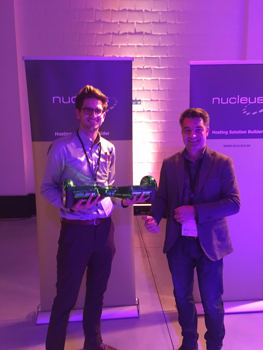 nucleus_hosting's tweet photo. Gisteren gaven we op #Feweb16 een Nucleus hoverboard weg. Proficiat aan winnaar @marbles. Hover on! https://t.co/OtDYDqvAsU