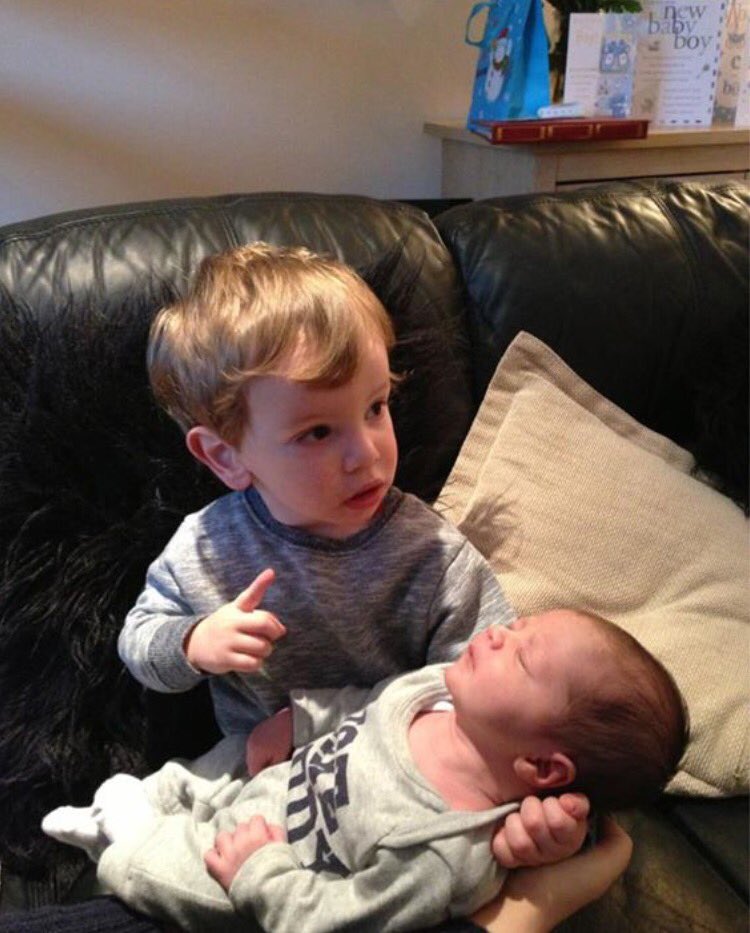 chrispowell85's tweet photo. Can't wait to show the boys this when there older @w55lee, Jude giving Beau his first lecture in life https://t.co/MBPt7pAGKQ