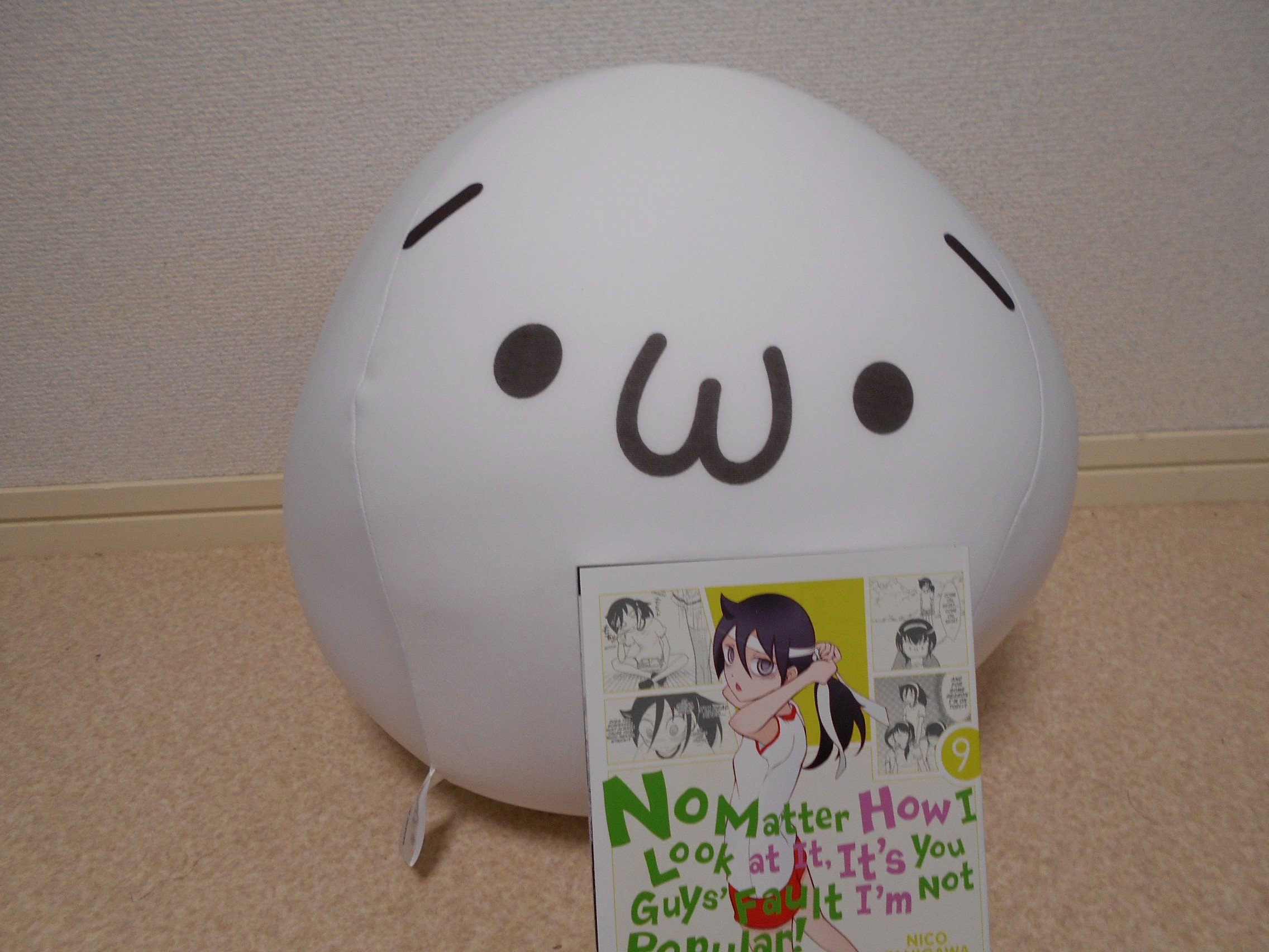 Icchan 紬士 ついにショボーンクッションを入手した いいおっさんがこんなもの持ってどうするんだとも思うが もこっちとお揃いだからよしとする ワタモテ T Co G8ntbl22mb Twitter