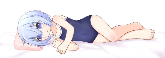 スク水。
牛パジャマの時は大盛りになる親切設計。 