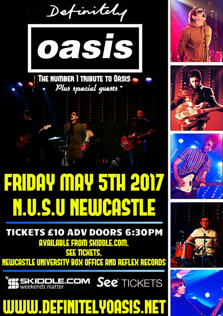 NewcastleSU's tweet photo. #NUSUgigs We have three gigs on sale now!  First @creepercultuk 27/3, @DefoOasis  5/5 and @thecomplete 4/11!  https://t.co/312Onf6EOA https://t.co/PiPTruRqXP