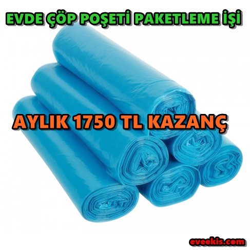 evdeekisler's tweet photo. Evde Çöp Poşeti Paketleme İşi -  https://t.co/3tkuqxCFHd https://t.co/yYhaSnwIgA