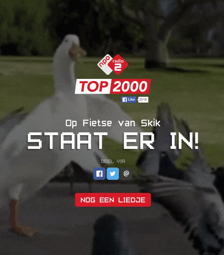 De #Top2000 is nog niet bekend, maar wij hebben een klein tipje van de sluier opgelicht. <a href="/cubymuseum/">c+b museum grolloo</a> <a href="/DanielLohues/">Daniel Lohues</a> bit.ly/1NfO2ud