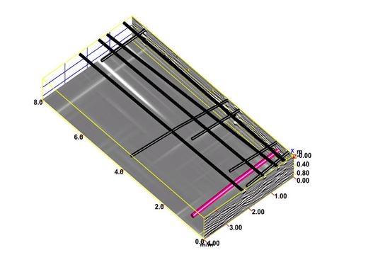 Subscantech's tweet photo. #PAS128 #GPR post processing Friday. Looking a #3D utilities and shallow features. https://t.co/UCyGmPwcBz