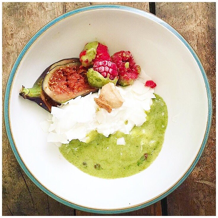 Pureblendco's tweet image. Loving this Matcha yogurt dessert made by @rhitrition , using our Matcha Green Tea &amp;amp; Vanilla protein blend #FridayFeeling #cleaneating