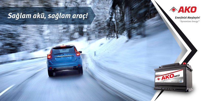 Hava şartları ne olursa olsun, AKO Akü size yeter! 
#akoakü