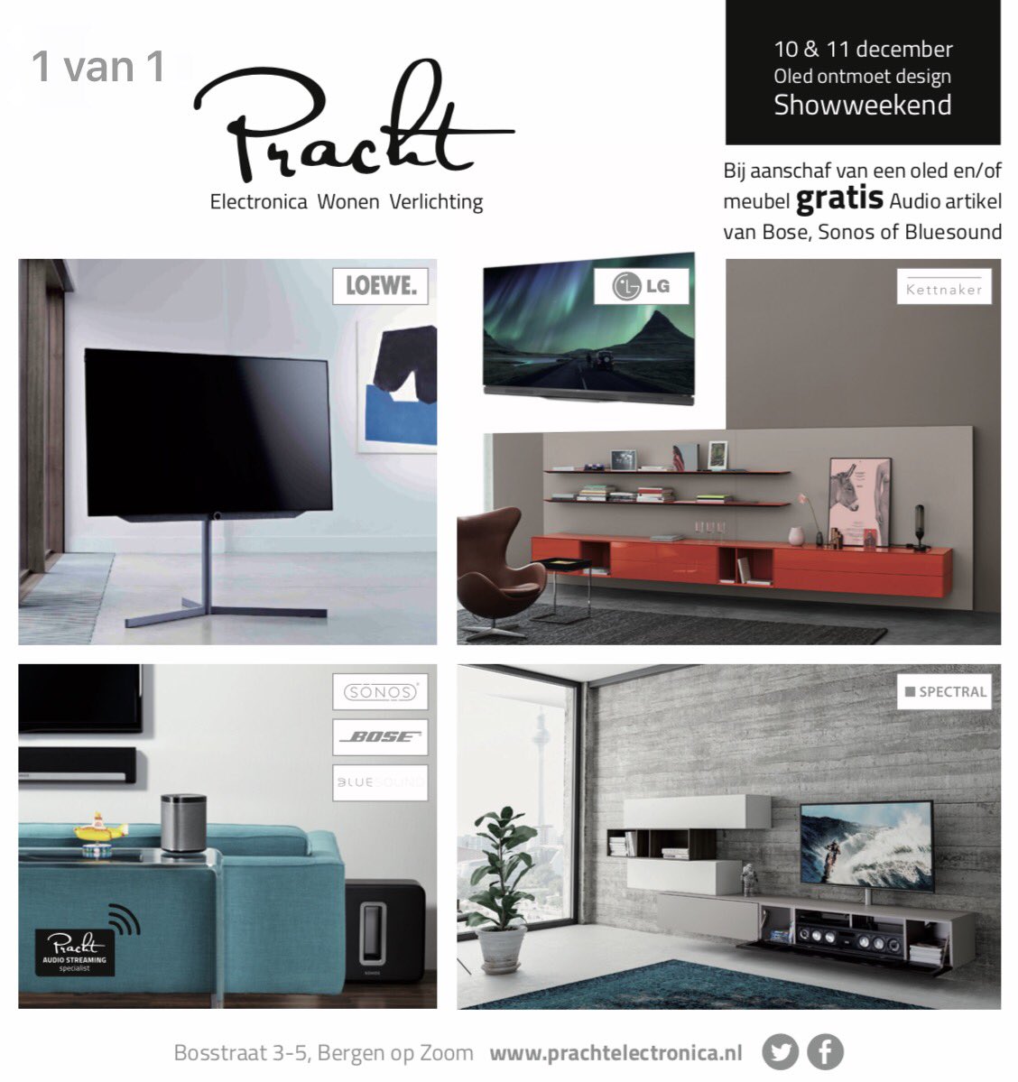 PrachtBoZ's tweet image. Onze #aktie geldt uiteraard ook bij de aanschaf van een tvmeubel van @kettnaker #showweekend