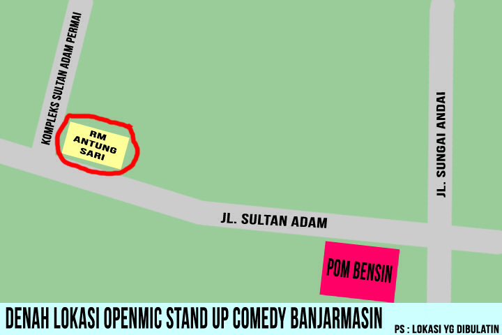 StandUpBJM's tweet image. Antung sari dimana min ? | ni lihat lah mahakarya peta buatan mimin ..