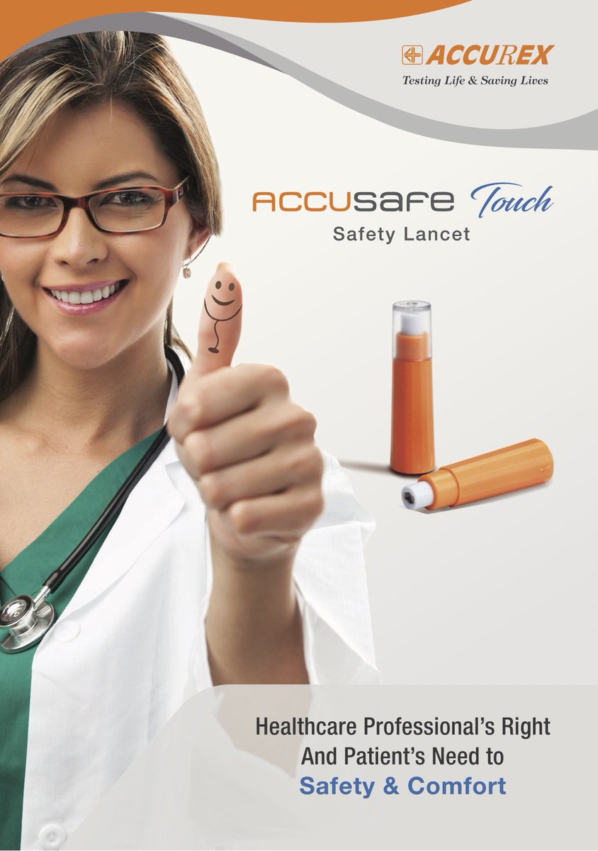 AccurexB's tweet image. This #PatientSafetyDay, its time to move from Conventional #BloodSampling to Modern, Safer, Simpler methods with #AccuSafe-Touch #Accurex