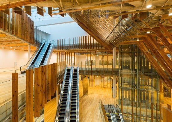 kentikuA8Bot's tweet image. 隈研吾 / 富山
「富山キラリ」