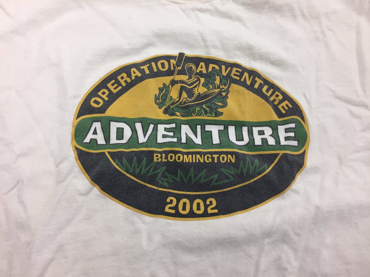 BloomingtonOA's tweet photo. #RandomOAtshirts #2002  The TV show "Survivor" was really popular that year. Neutral colors stay cleaner, longer https://t.co/Zb1bOehoXh