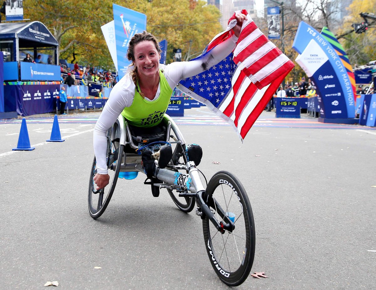 AutoAbilityMI's tweet photo. #FeelGoodFriday: The Women’s Professional Wheelchair winner is no surprise. More here: https://t.co/wpvliv9j34 #AutoAbility #NYCMarathon https://t.co/YZSyrARFNZ