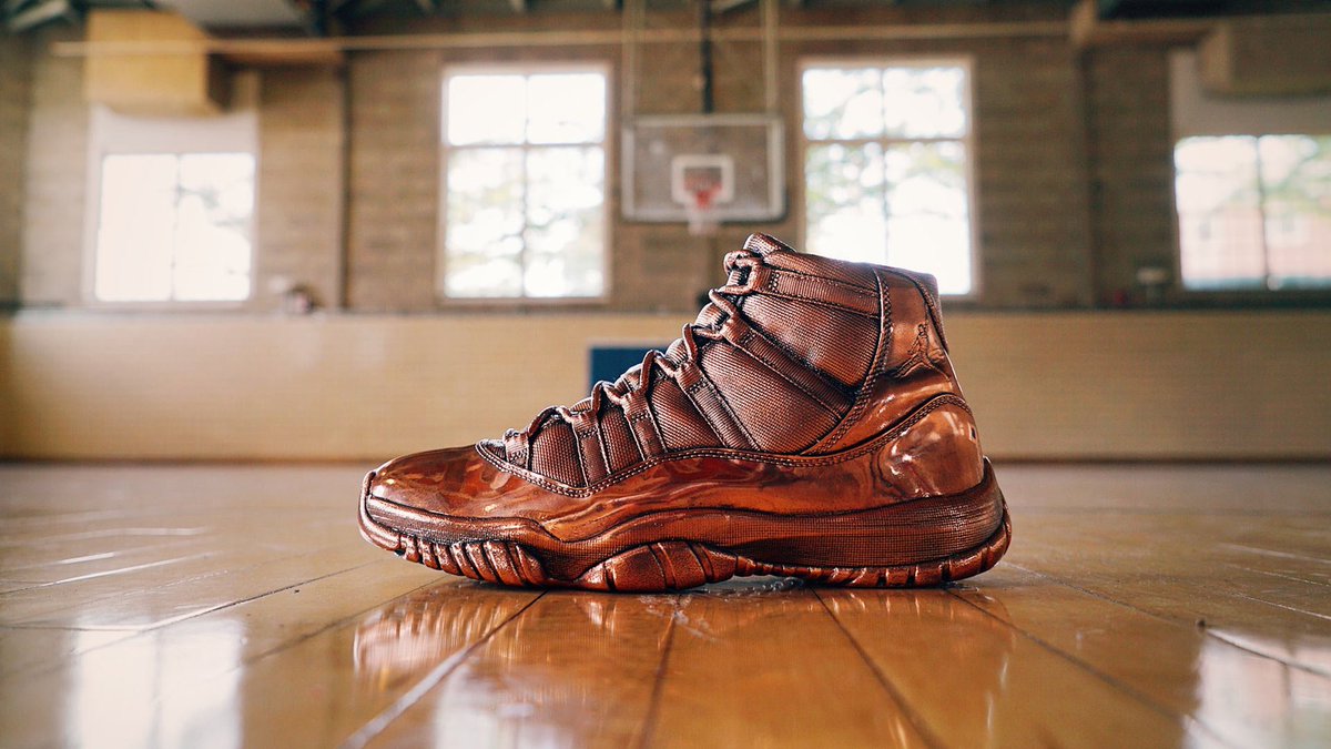Take a look at the all-bronze Air Jordan 11 sculpture by <a href="/msenna/">Msenna</a>