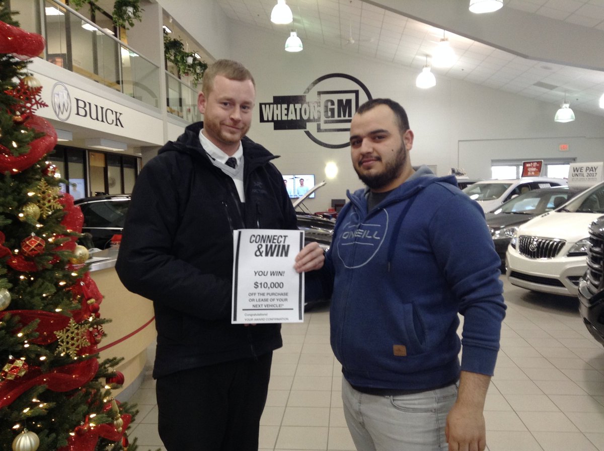 WheatonGM's tweet photo. LOOK! Our $10,000 WINNER! Come down to Wheaton GM and try your luck! @GMCcanada @BuickCanada #connectandwin #yxe https://t.co/H2g8nJ16GJ