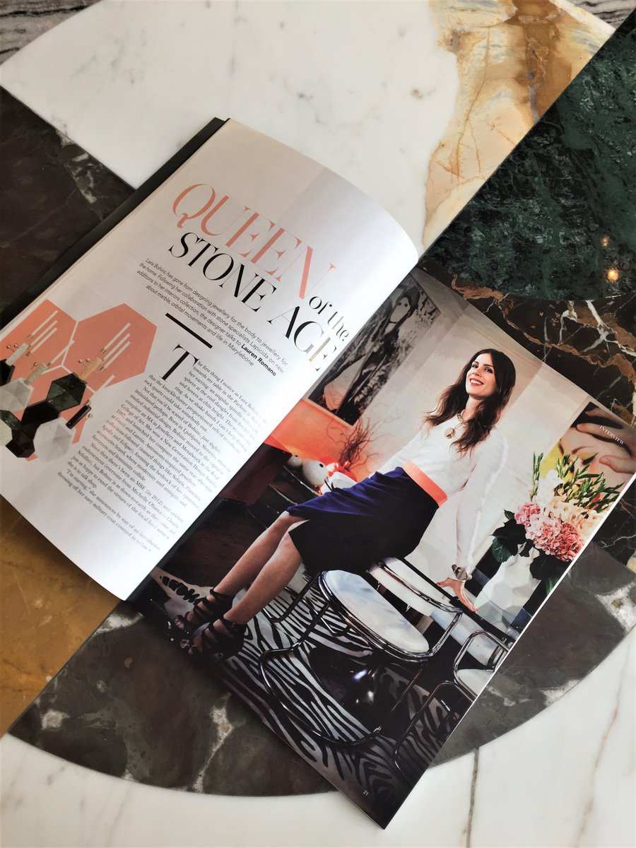 Queen of the Stone Age: don't forget to pick up a copy of the Maryelybone &amp; Fitztrovia magazine for Lara's full interview @TheofficialLL