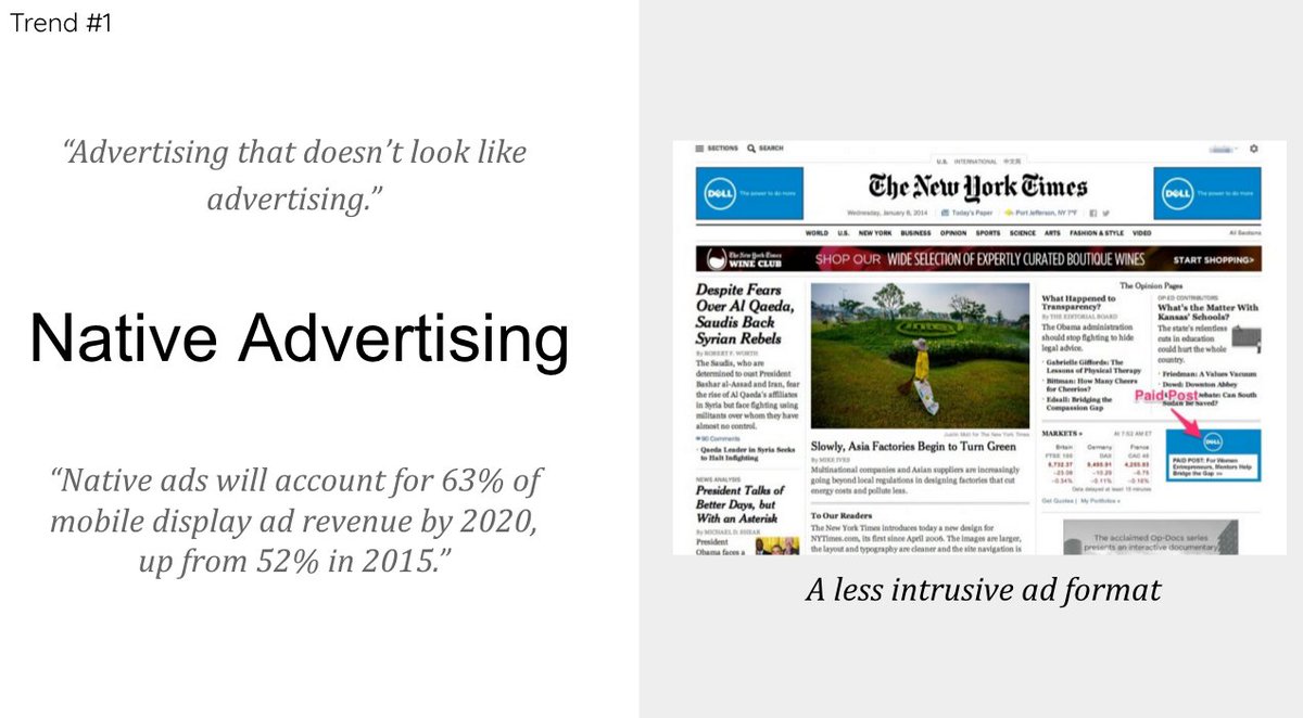 bwhite476's tweet photo. An important trend to follow: native advertising. @cuddysays that many people don't see them as ads, which can be bad for consumers #MoOnMo https://t.co/SFsAnaGfwH