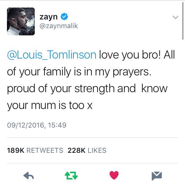 myhomeniall's tweet photo. This is so beautiful to see the boys supporting Louis through this hard time #RIPJohannah https://t.co/AgpvuPc5cd