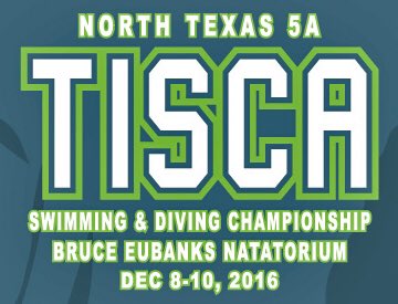 The North Texas TISCA Invite begins today with prelims starting at noon and finals on Saturday beginning at 11am!