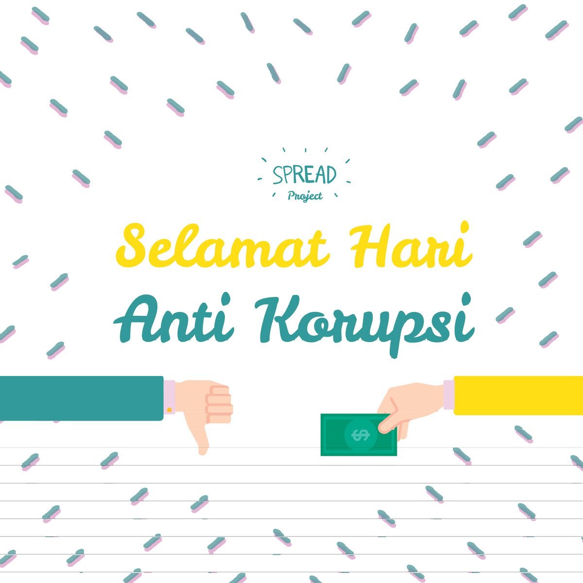 spreadprojectid's tweet image. &quot;The worst disease in the world today is corruption.&quot; - Bono.
Will you be the cure?

#hariantikorupsi #spreadinginspiration