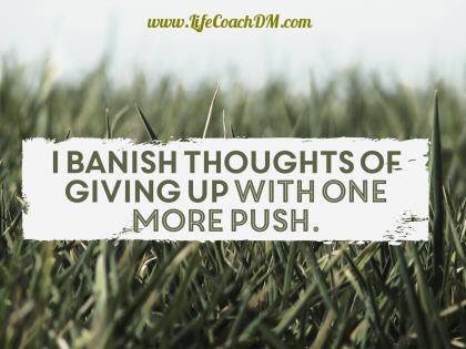 RT @LifeCoachDM: Don't give up. You can achieve anything you put your mind to. Don't let self doubt get in your way.