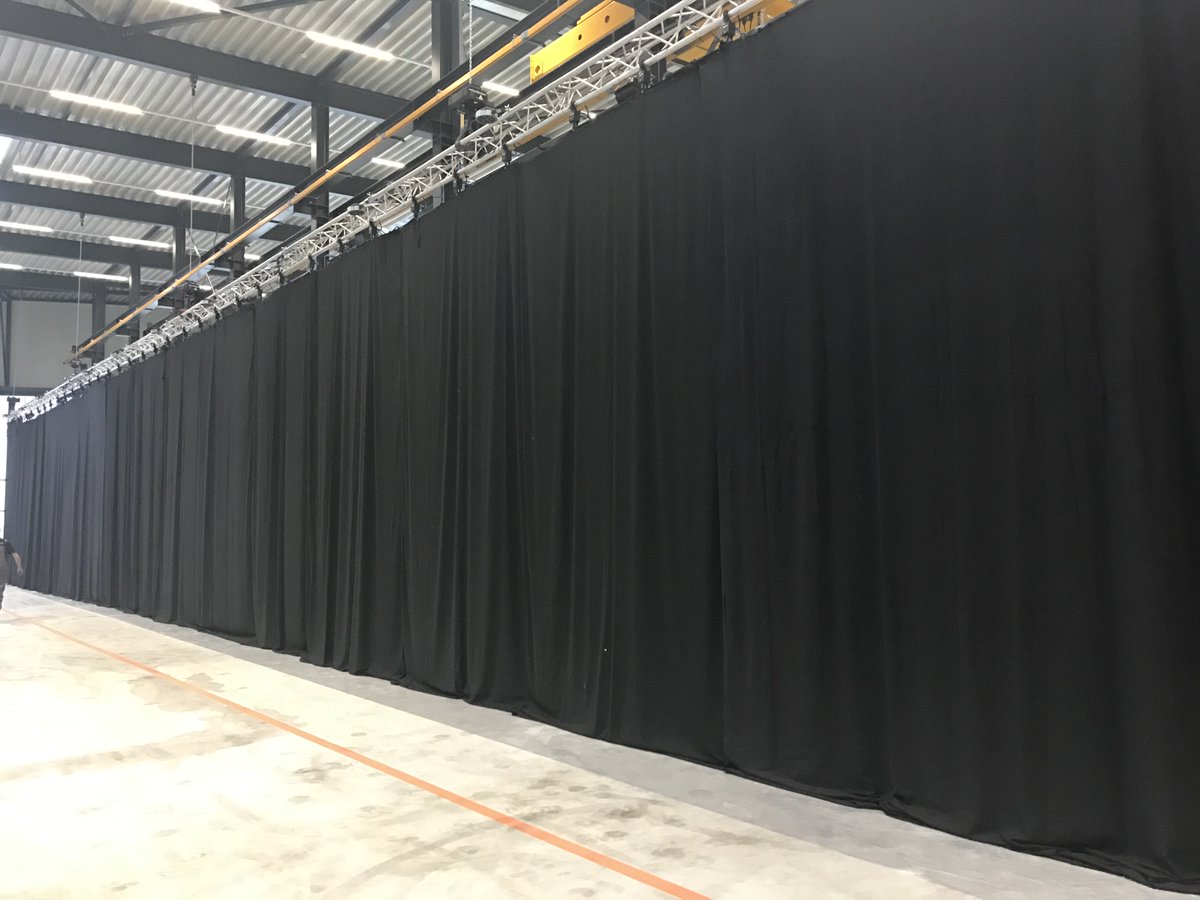 There’s something behind these curtains…….